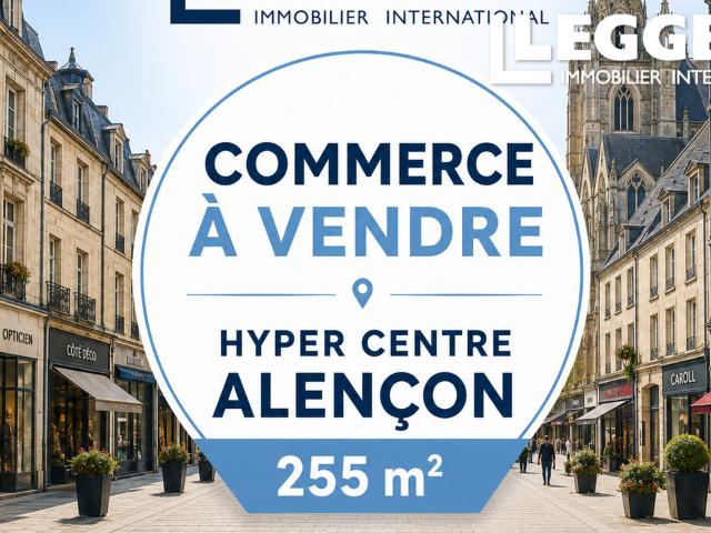 ALENÇON – Emplacement Premium Grande Rue | Commerce 250 m² avec double vitrine