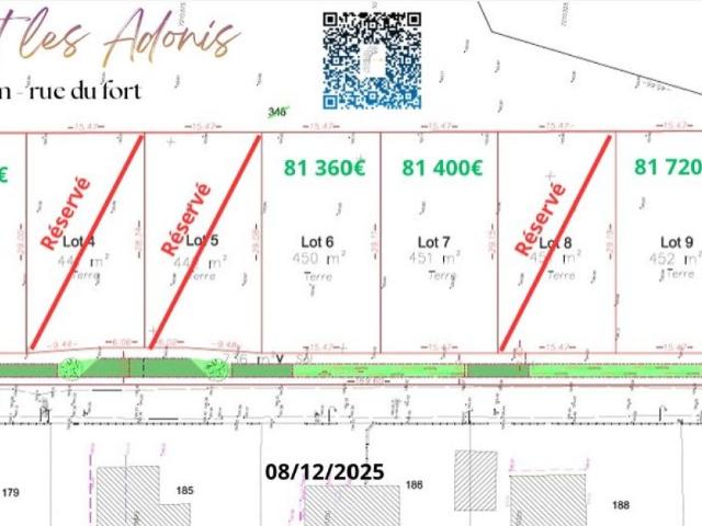 Algolsheim Vente Terrain 68