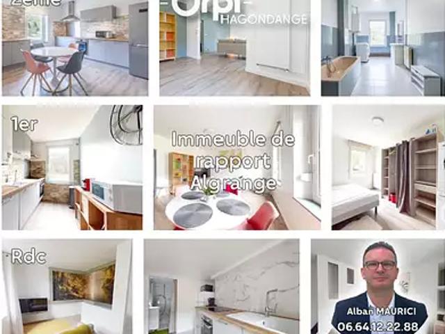 Algrange 57440 Achat / Vente immeuble jardin