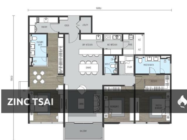 ALIX Residences_Dual Key {Save RM 404,800} 3 min to Segambut KTM Station