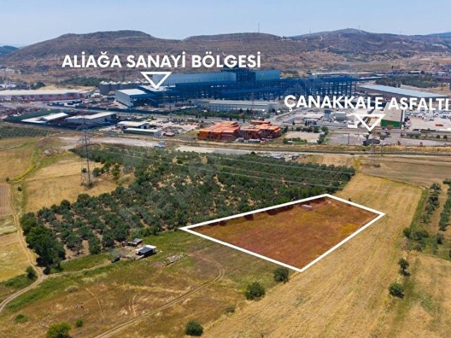 ALİAĞA SANAYİ YANI YOLA CEPHE 216 m HİSSE SATILIK