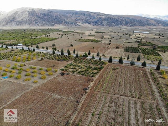 ALİ TOSUN'DAN ANTALYA ELMALI D635 KARAYOLUNA 140M MESAFEDE MUHTEŞEM ÖTESİ SATILIK ARAZİ