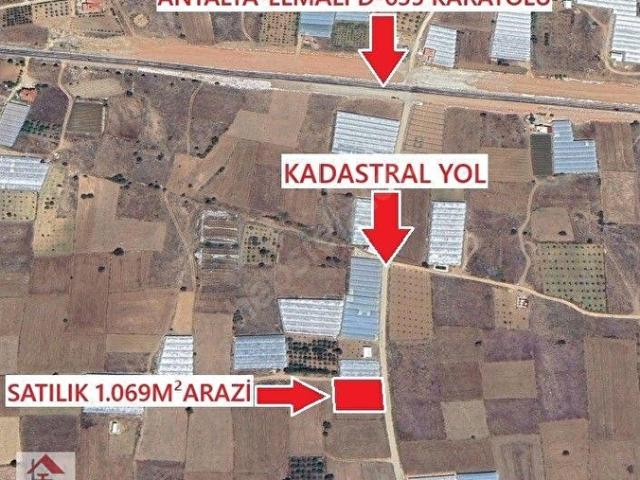 ALİ TOSUN'DAN ELMALI ANTALYA D 635 KARAYOLUNA 300 mt MESAFE MUHTEŞEM ARAZİ