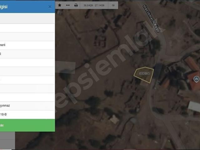 Aliağa Hacıömerlide Satılık 25 50 imarlı 162 m Arsa