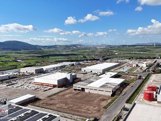 Aliağa OSBde 20.000m2 Arsa+Büyüme Alanı3.000kVA İmkanlı Fabrika