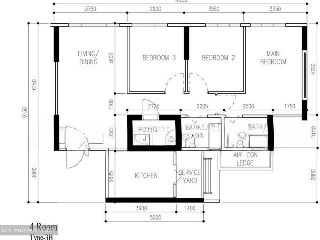 Alkaff Lakeview Toa Payoh, HDB 4 Rooms