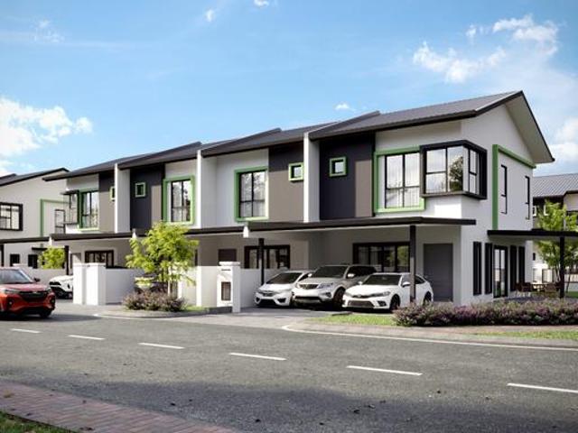All New Double Storey Terrace Corner Bumi Lot Depo Matang for Sale