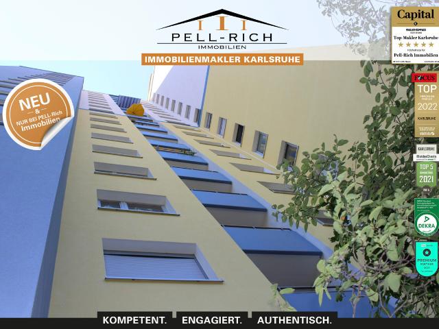 ALLES DRIN: Vollständig möbliertes & gepflegtes Apartment mit Weitblick in der Weststadt!