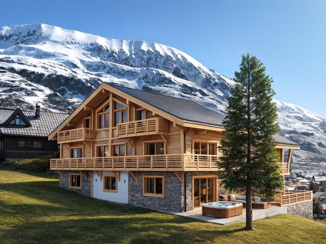 Alpe d'Huez Centre Station Chalet Piscine