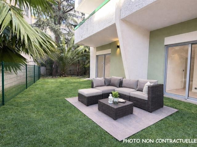 ALPES MARITIMES 06 NICE GAMBETTA PARK A VENDRE 4 PIECES AVEC TERRASSE ET BEAU JARDIN DE 60 m²