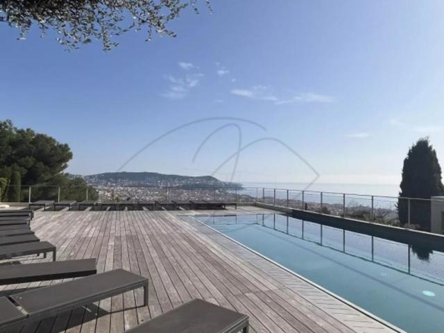 ALPES MARITIMES NICE 06 ST PIERRE DE FERIC: VENTE APPARTEMENT 3 PIECES RESIDENCE DE HAUT STANDING PISCINE /TERRASSE/ STATIONNEMENTS