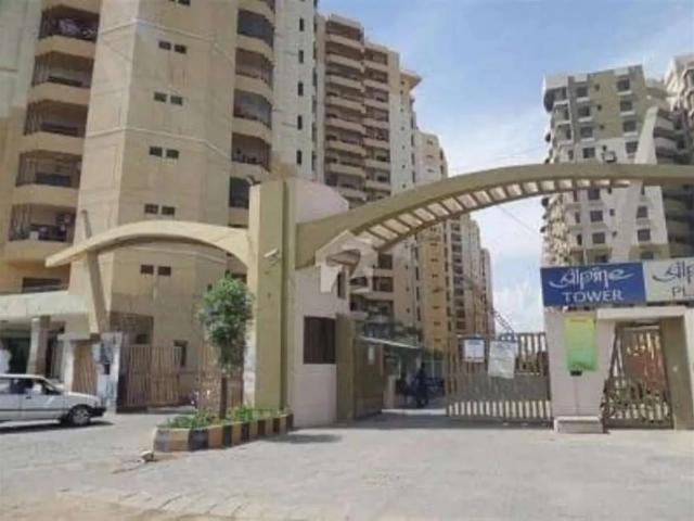 Alpine Tower 3 bed DD flat, Gulistan e Johar block 10 Karachi Gulistan e Jauhar Block 10 ID 09502