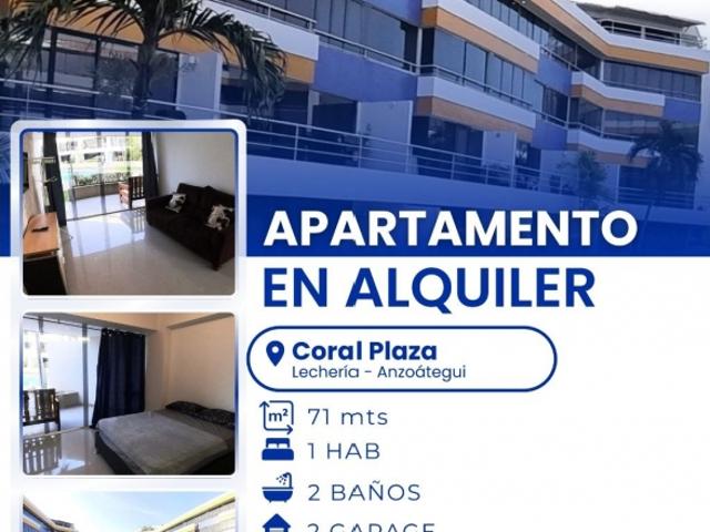 ALQUILER VACACIONAL C.R.CORAL PLAZA LECHERIA AL03 09322CP MHER