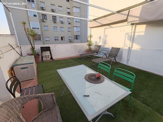 ALQUILER DE TEMPORADA. ESTUPENDO ÁTICO DE ALQUILER CON MUEBLES EN LA ZONA DE LA CRUZ DEL CAMPO