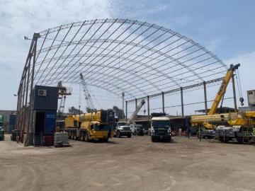 Alquiler de terreno industrial, se desarrollan naves industriales a medida del requerimiento