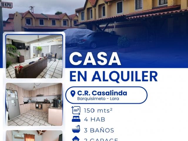 ALQUILER DE CASA URB.CASA LINDA CABUDARE AL20 0235CL OVER