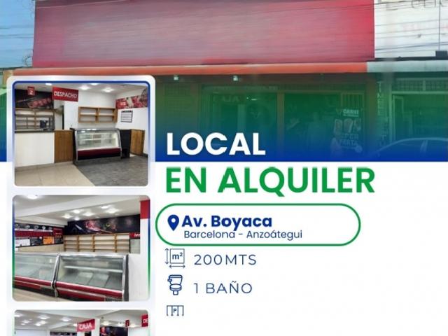 ALQUILER DE LOCAL COMERCIAL AV. BOYACA BARCELONA AL03 09324AB CSOL