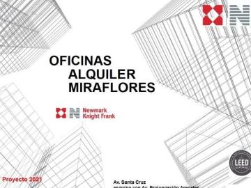 Alquiler De Oficinas en Miraflores 575m2