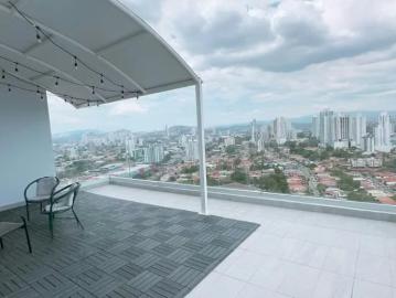 Alquileres amueblados en alquiler en la loma | penthouse en ph loma vista tower semi amoblado 2r 2.5B 2E 2 recámaras por USD 2300.00