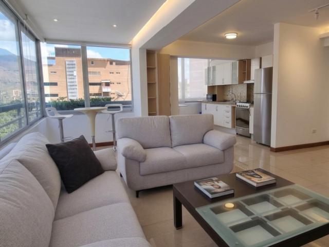 Alquilo apartamento c/ vista al vila 90m2 Los Palos Grandes 0984