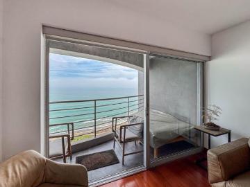 BELLO DEPA VISTA AL MAR PISO 13 SEMIAMOBLADO MIRAFLORES