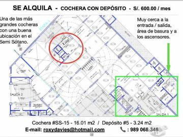 Alquilo Cochera con Depósito
