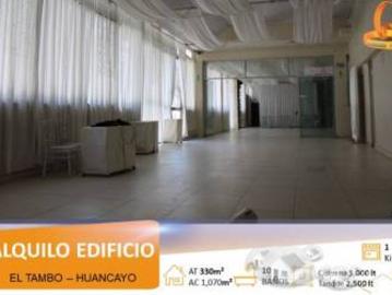 ALQUILO EDIFICIO COMERCIAL DE 5 PISOS EN EL TAMBO HUANCAYO