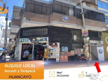 ALQUILO LOCAL CENTRICO EN HUANCAYO