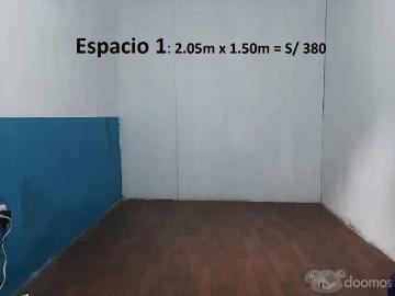 Alquilo 3 espacios para negocio Bicicletas, celulares, Pcs, ropa. Leer descripcion completa