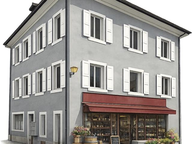 ALS FINANZINVESTITION GEHALTENE IMMOBILIE MIT GESCHÄFTSRÄUMEN UND WOHNUNGEN