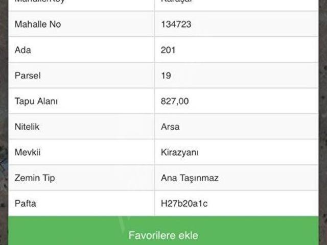 ALTAY EMLAKTAN KARAŞAR KİRAZYANI YAYLASINDA SATILIK VİLLA ARSASI