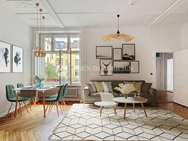 Altbau Charme in Charlottenburg – geräumige Familienwohnung mit 2 Balkonen