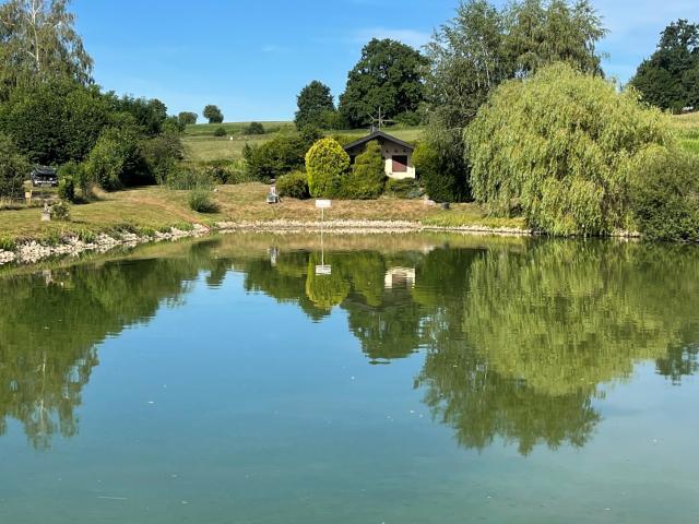 ALTENACH: étang avec chalet