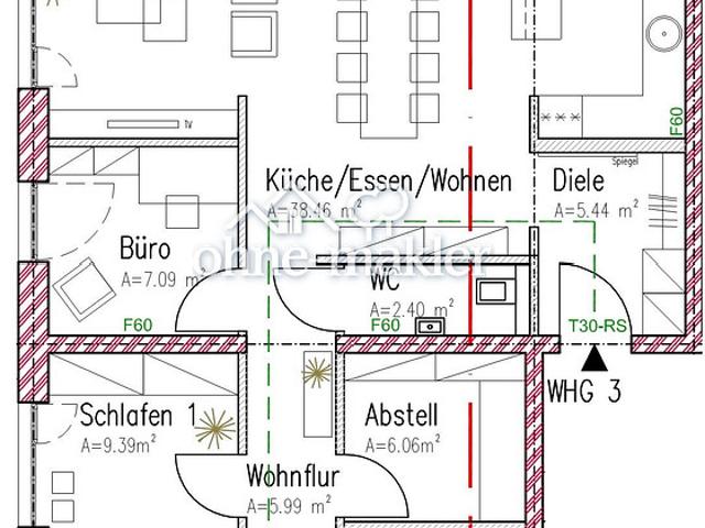 Altersgerechtes Wohnen im KFW 40 Energiesparhaus Nähe Porta Nigra – an den Krankenhäusern