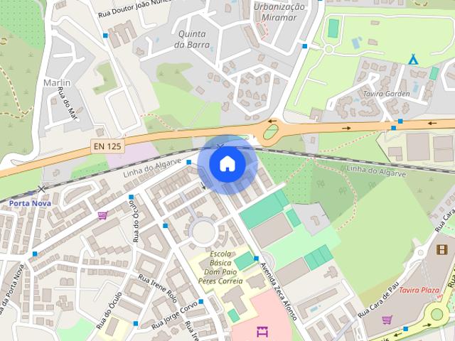 Aluga se T2+1 centro Tavira para ferias