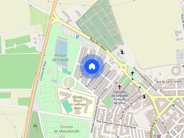Aluga se quarto em Beja junto ao Parque da Cidade