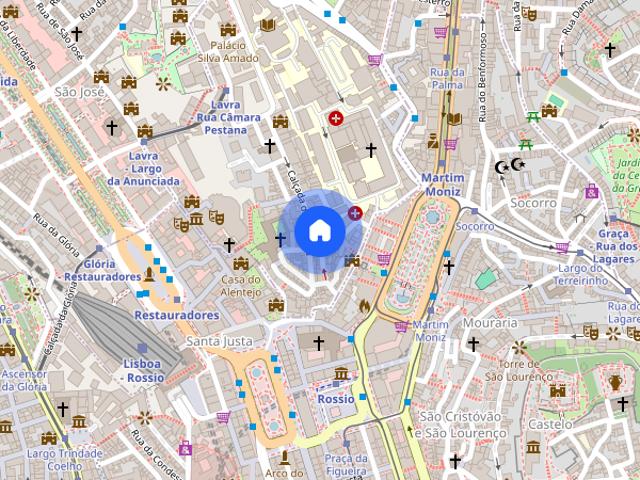 Aluga se quarto pequeno a 5 min do Rossio Lisboa