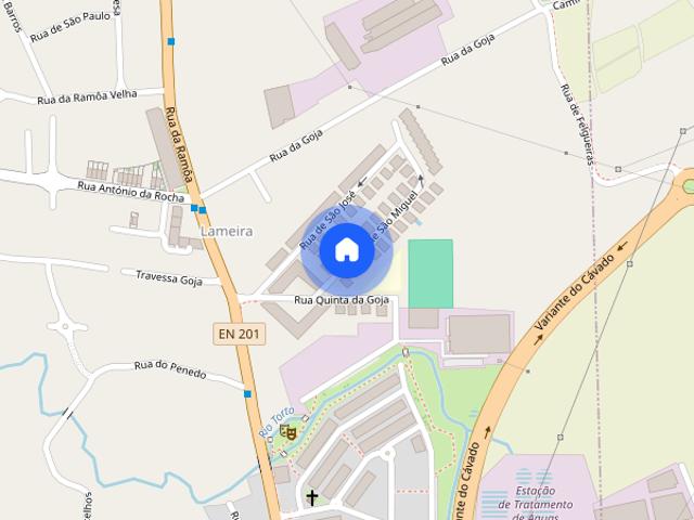 Alugo 2 quartos num T1+1 mobilado e com terraco em Braga