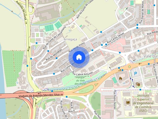 Alugo 3 quartos em T3 na Rua Carlos Seixas Polo II ISEC