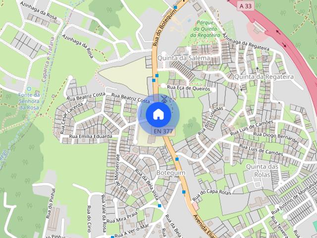 Alugo T0 mobilado em vivenda Charneca de Caparica