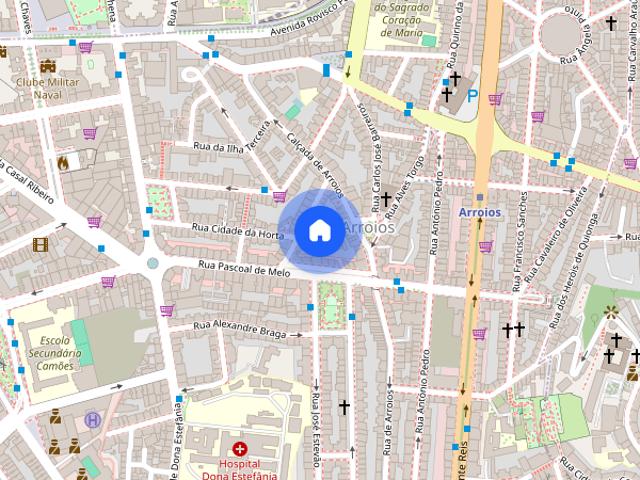 Alugo T0 remodelado e mobilado centro de Lisboa