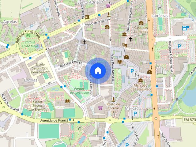 Alugo um apartamento situado no centro de Famalicao