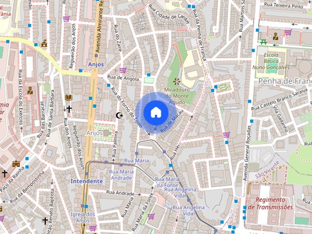 Alugo apartamento T3 mobilado equipado Lisboa centro