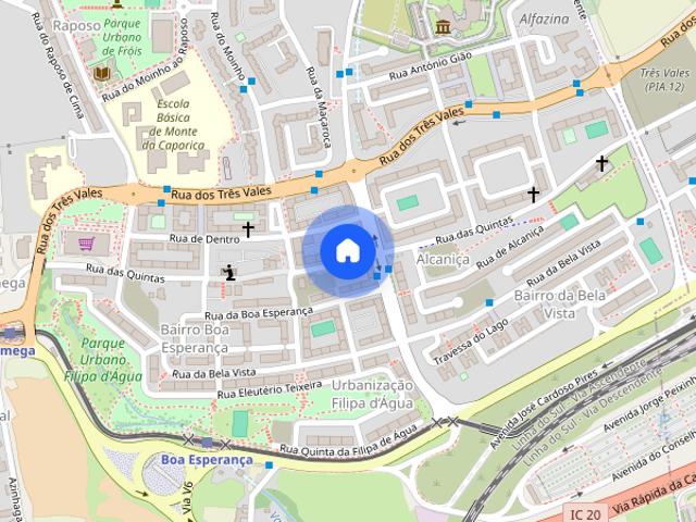 Alugo apartamento T0 Estudantes Almada