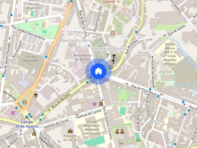 Alugo quarto a menina estudante Porto Centro