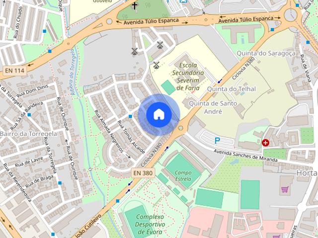 Alugo quarto em apartamento T3 na Vila Lusitano Evora