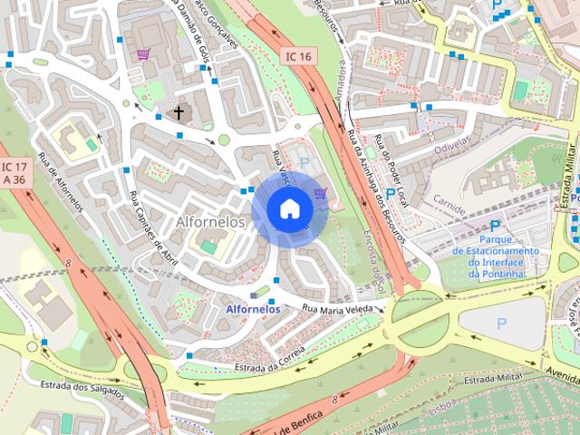 Alugo quarto mobilado com cama individual em Lisboa