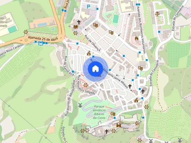 Alugo quarto mobilado com wc privativo em Palmela