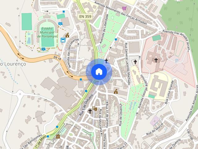 Alugo quartos a estudantes raparigas centro de Portalegre