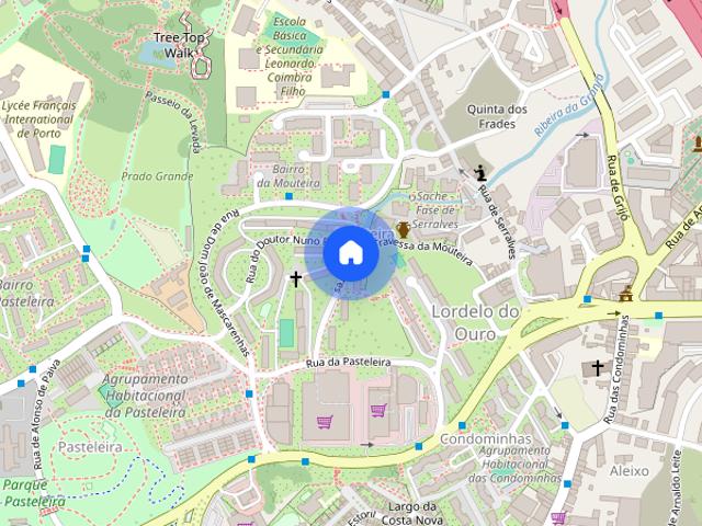 Alugo quartos individuais moradia 10 mts do Polo Univ Porto